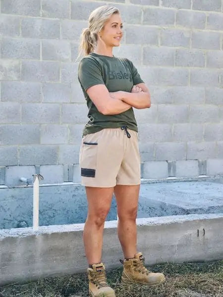 Bisley Workwear Women's Flex & Move 4 Way Stretch Shorts BSHL1331 - City Workwear